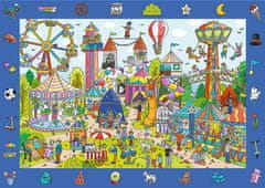 Trefl Puzzle s hledáním obrázků Spy Guy: Zábavní park 100 dílků