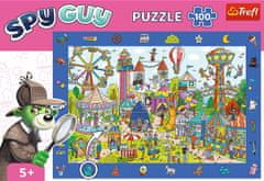 Trefl Puzzle s hledáním obrázků Spy Guy: Zábavní park 100 dílků