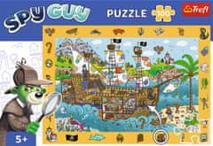 Trefl Puzzle s hledáním obrázků Spy Guy: Pirátská loď 100 dílků