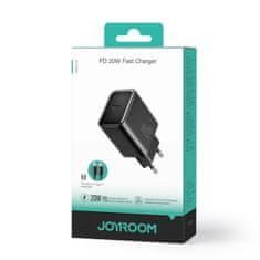Joyroom JR-TCF06 síťová nabíječka USB-C 20W + kabel USB-C, černá