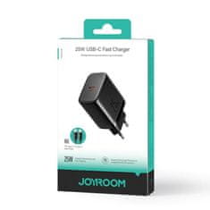 Joyroom JR-TCF11 síťová nabíječka USB-C 25W + kabel USB-C 1m, bíla