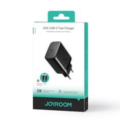 Joyroom JR-TCF11 síťová nabíječka USB-C 25W + kabel USB-C 1m, černá