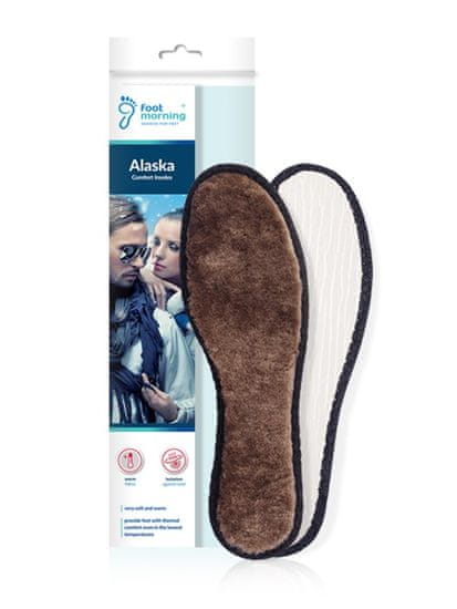 Foot Morning Alaska pohodlné zimní zateplené vložky do bot proti chladu