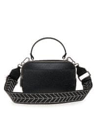 Karl Lagerfeld Dámská kožená kabelka crossbody SIMONE černá s kamínky AKCE