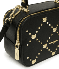 Karl Lagerfeld Dámská kožená kabelka crossbody SIMONE černá AKCE