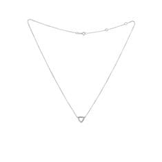 DIAMOND SPOT Náhrdelník trojúhelník s diamanty