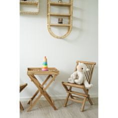 House Nordic Dětská jídelní židle z teakového dřeva, příroda