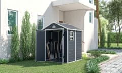 IWHOME Zahradní domek APATE D 3,65 m² dark gray IWH-10230052