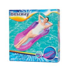 WOWO Bestway 43103 - Fialová Nafukovací Matrace na Plavání se Síťovinou