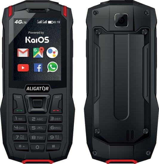 Aligator K50 eXtremo černo-červený