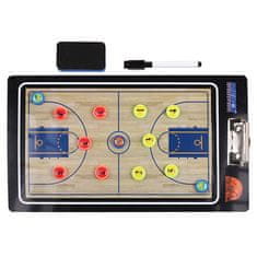 Merco Basketbal 65 magnetická trenérská tabule, s klipem varianta 29687