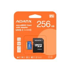 Adata Adata/SDXC/256GB/100MBps/UHS-I U1 / Class 10/+ Adaptér