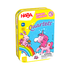 HABA Mini hra v kovovej krabici Magický jednorožec Kvarteto