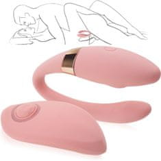 XSARA Vibrátor pro páry masažér s ovladačem k použití při sexu - 10 sex funkcí - 74787446