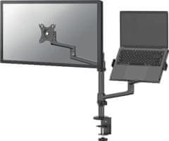 Neomounts Neomounts DS20-425BL2/Držák displeje a notebooku/na stůl/17-27"; 11,6-17,3"/svorka+průch./VESA 100X100/nosn. 8+5kg/černý