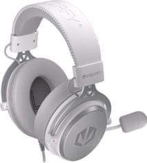 4DAVE Endorfy headset VIRO Plus USB OWH / drátový / s odnímatelným mikrofonem / USB / bílý