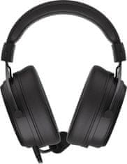 4DAVE Endorfy headset VIRO / drátový / s odnímatelným mikrofonem / 3,5mm jack / černý