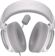 4DAVE Endorfy headset VIRO OWH / drátový / s odnímatelným mikrofonem / 3,5mm jack / bílý
