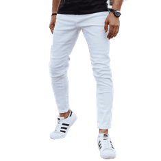 Dstreet Pánské džínové kalhoty bílé ux4194 s31