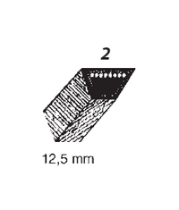 eoshop Řemen kevlarový, klínový 12,7x2667 mm