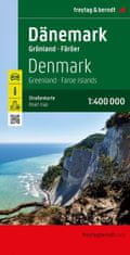 Freytag & Berndt AK 6305 Dánsko, Grónsko, Faerské ostrovy 1:400 000 / automapa