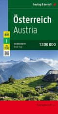 Freytag & Berndt AK 710 W Rakousko 1:300 000 / automapa + rekreační mapa