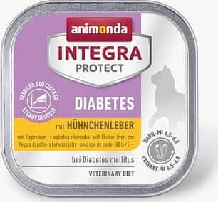 Animonda INTEGRA PROTECT Diabet adult s kuřecími játry pro kočky 100 g