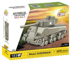 Cobi COBI 3089 II WW Sherman M4A3, 1:72, 103 k