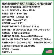Cobi COBI 2425 Vietnam War Northrop F-5A Freedom Fighter, 1:48, 352 k