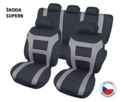 Cappa Autopotahy Perfetto EL Škoda Superb šedá