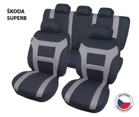 Cappa Autopotahy Perfetto EL Škoda Superb šedá