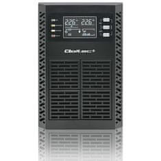 Qoltec UPS | 2kVA | 2000W | Power Factor 1.0 | LCD | EPO | USB | On-line
