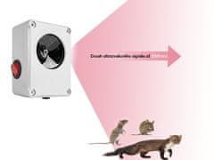 BRAVSON Vodotěsný ultrazvukový plašič na kuny, myši a potkany DRAGON ULTRASONIC C100