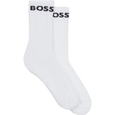 Hugo Boss 2 PACK - pánské ponožky BOSS 50469747-100 (Velikost 39-42)