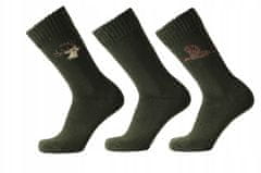 Kaps WW Hunting & Fishing Socks Pro Set 3 párů profesionálně odolné termoizolační zimní ponožky do pracovní obuvi velikost 39/42