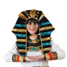 funny fashion Egyptská koruna faraon - textilní