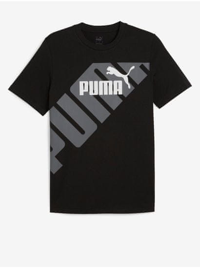 Puma Černé pánské tričko Puma Power Graphic Tee