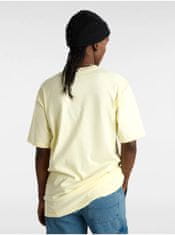 Vans Světle žluté dámské tričko VANS Left Chest Logo Tee EM XL