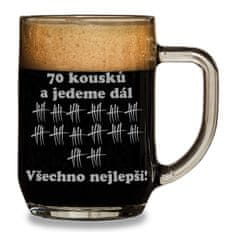 Pijáci.cz Půllitr k 70. narozeninám- Pivní čárky