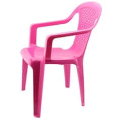 IPAE Židlička plastová dětská Progarden - růžová