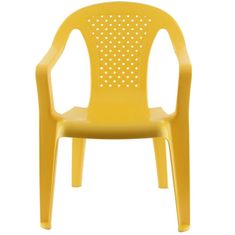 IPAE Židlička plastová dětská Progarden - žlutá