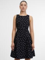 Orsay Černé dámské puntíkované šaty 34
