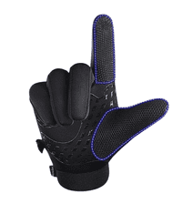 Camerazar Unisex lyžařské rukavice s dotykovou funkcí, voděodolné a zateplené, velikost XL, černé, polyester