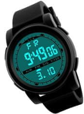 Camerazar Binární hodinky s LED displejem FORMULA F1, 6 barev, plastový obal, akrylové sklíčko