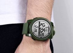 Camerazar Binární hodinky s LED displejem FORMULA F1, 6 barev, plastový obal, akrylové sklíčko