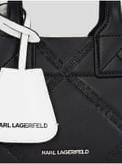 Karl Lagerfeld Černá dámská kabelka KARL LAGERFELD Skuare SM Tote Embossed UNI