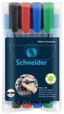 Schneider Permanentní popisovač "Maxx 130", mix barev, 4ks, 1-3mm, kuželový hrot