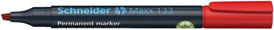 Schneider Permanentní popisovač "Maxx 133", červená, 1-4mm, klínový hrot