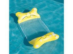 GGV Lehátko do bazénu mašle 130 x 70 x 15 cm, žlutá