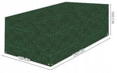 Ruhhy 23491 Krycí plachta na zahradní nábytek 240 x 180 x 100 cm, zelená